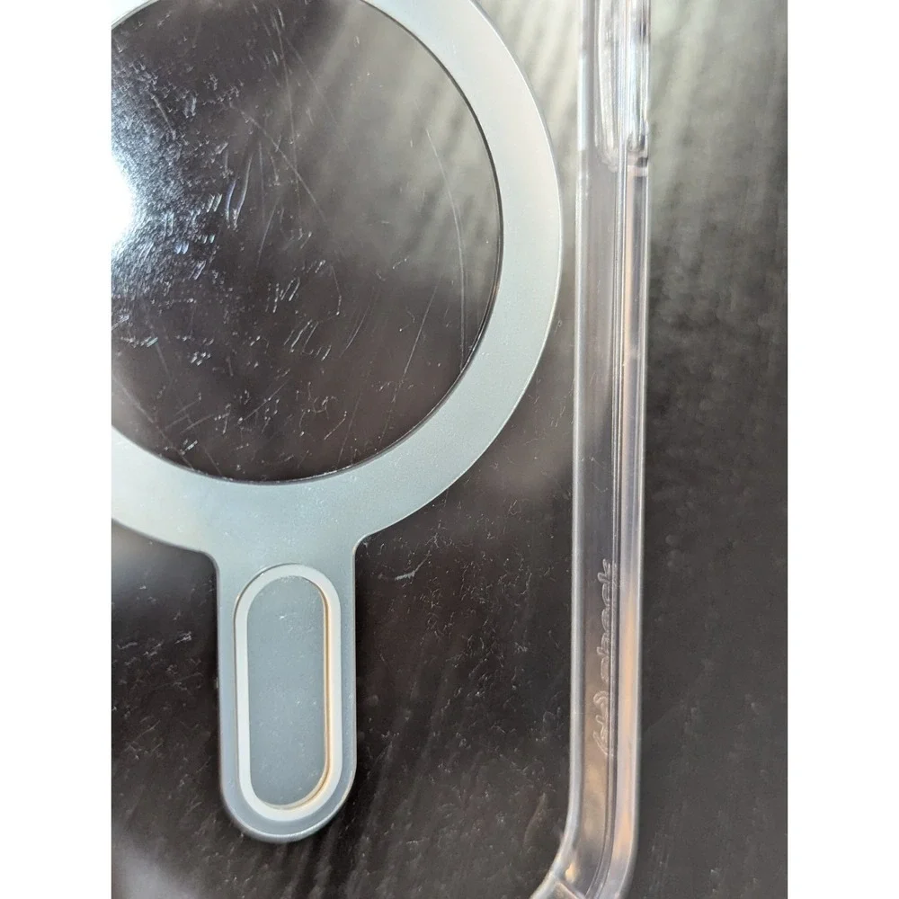 K9-U Speck Presidio Perfect-Clear MagSafe ClickLock Case Apple iPhone 16e‎ 15 14